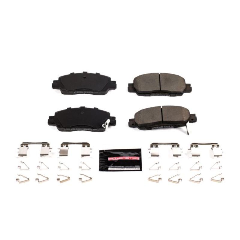 PSB Z23 Evolution Brake Pads - Power Stop 16-17 Honda Accord Front Z23 Evolution Sport Brake Pads w/Hardware