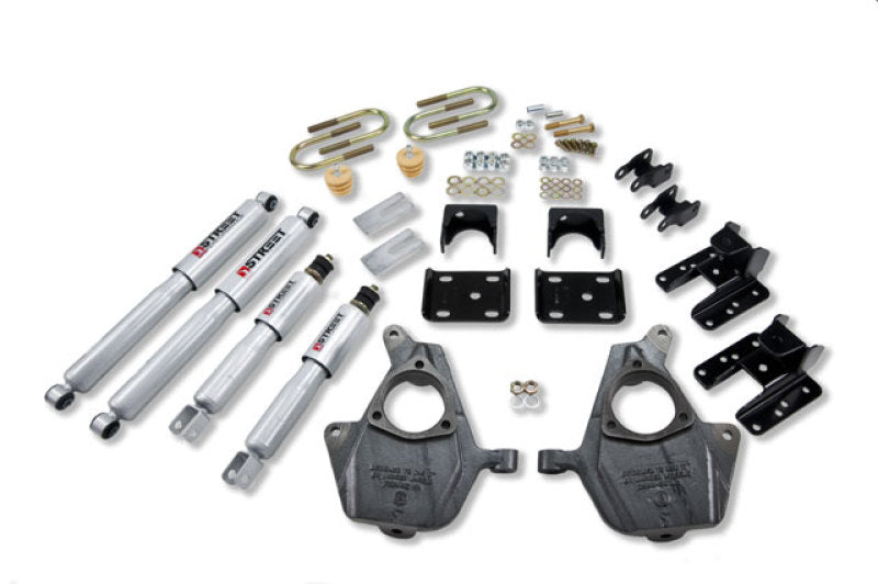 BT Lower Kit w SP Shocks - Belltech LOWERING KIT WITH SP SHOCKS