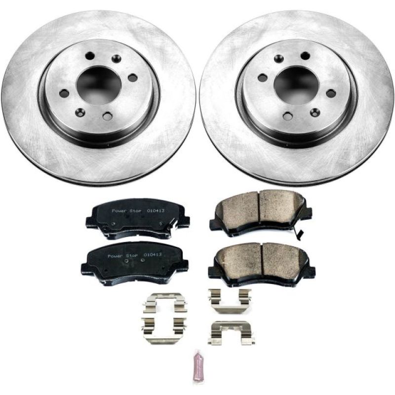 PSB Autospecialty Kit - Power Stop 12-18 Kia Rio Front Autospecialty Brake Kit