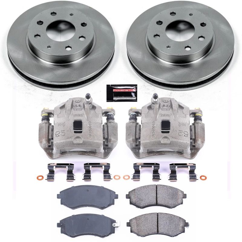 PSB Autospecialty Kit w/Cals - Power Stop 99-01 Hyundai Sonata Front Autospecialty Brake Kit w/Calipers