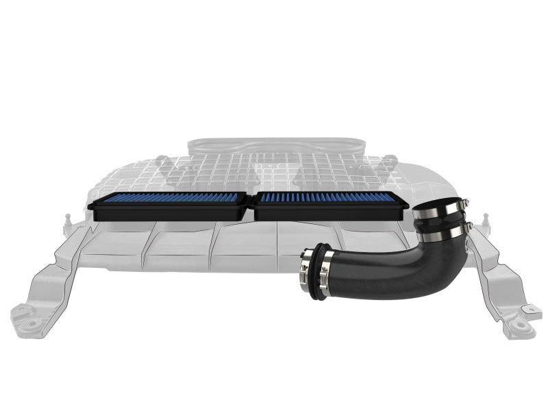 AFE Super Stock Induction System - aFe Super Stock Carbon Fiber Pro 5R Induction System 2021 RAM 1500 TRX V8-6.2L SC