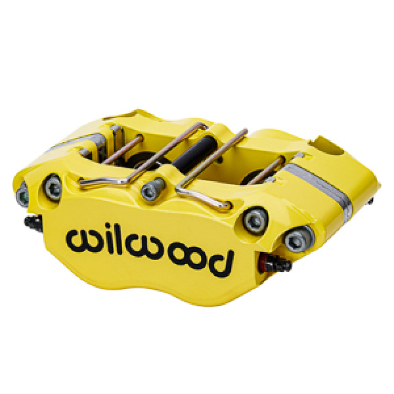WIL Dynapro Caliper - Wilwood Narrow Dynapro 4.75in Mount 1.12/1.12in Pistons .950in Disc - Yellow Caliper