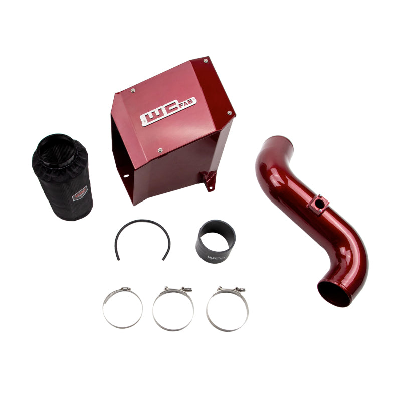 WCF Intake Kit - Wehrli 06-07 Duramax LBZ 4in. Intake Kit w/ Air Box - Red