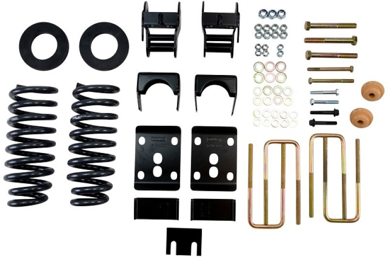 BT Lowering Kit w/o Shocks - Belltech Lowering Kit 09-13 Ford F150 Std Cab Short Bed 2WD 2in or 3in F/4in Rear w/o Shocks