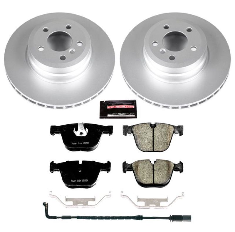 PSB Z23 Evolution Coated Kit - Power Stop 07-15 BMW X5 Rear Z23 Evolution Sport Coated Brake Kit