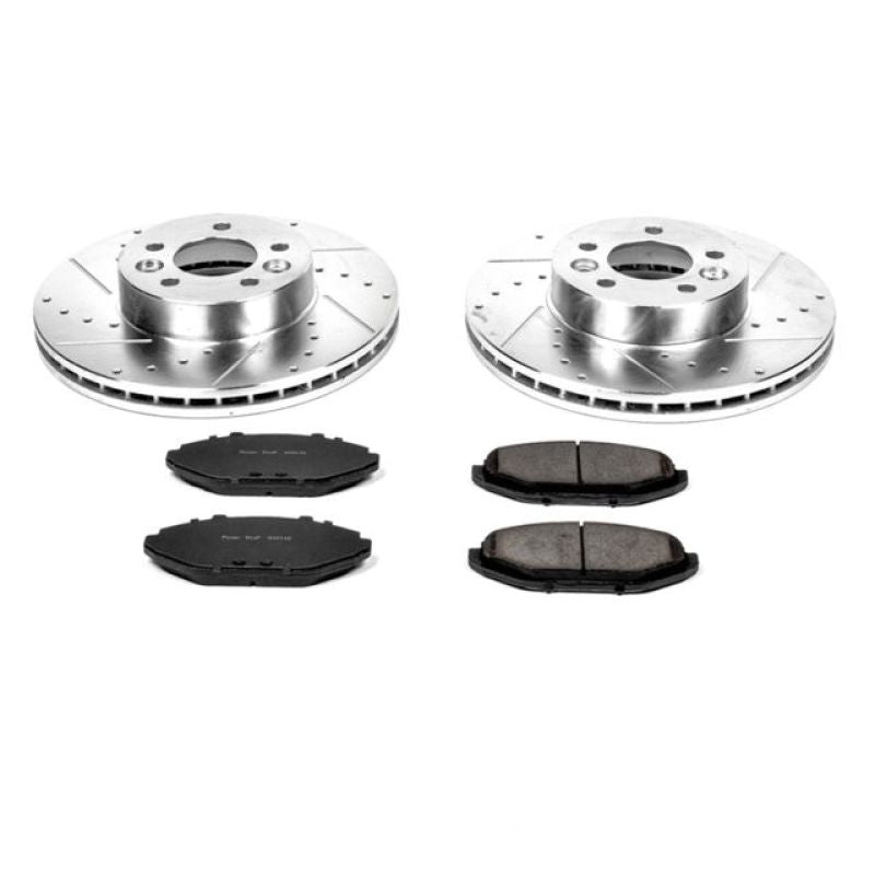 PSB Z23 Evolution Kit - Power Stop 98-02 Ford Crown Victoria Front Z23 Evolution Sport Brake Kit