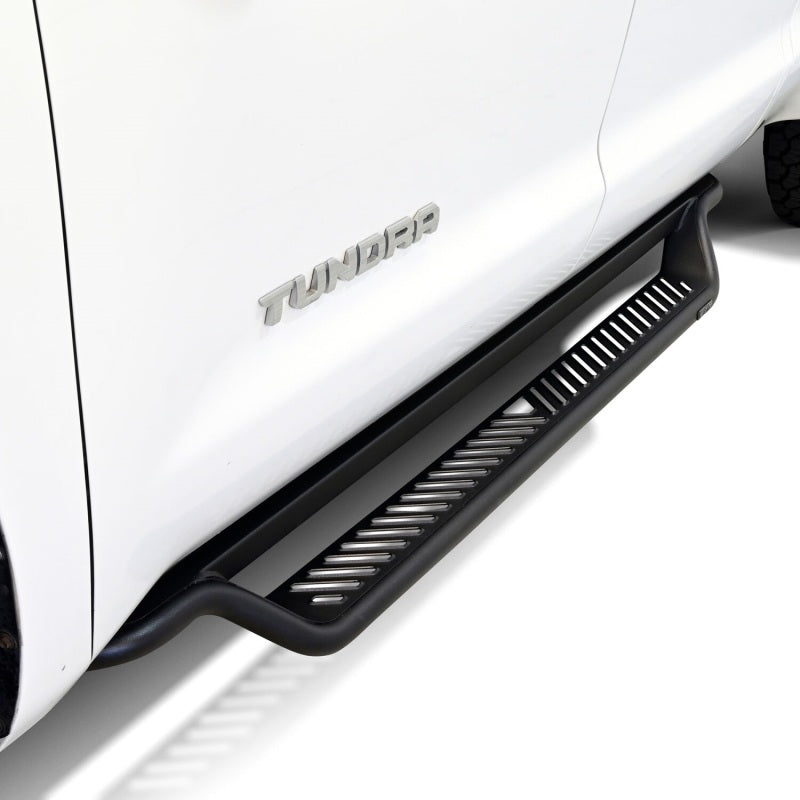WES Running Boards - Outlaw - Westin 07-21 Toyota Tundra Double Cab Outlaw Drop Running Boards - Tex. Blk
