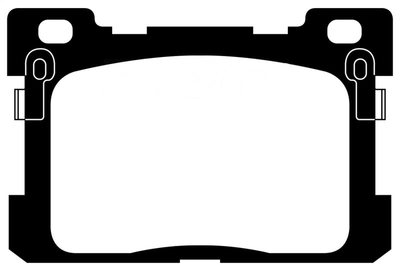 EBC Ultimax2 Brake Pad Sets - EBC 2017+ Genesis G90 5.0L Ultimax2 Rear Brake Pads