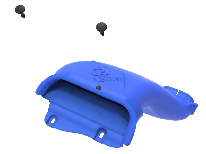 AFE Air Scoops - aFe Rapid Induction Dynamic Air Scoop 2021+ Ford F-150V6/V8 - Blue