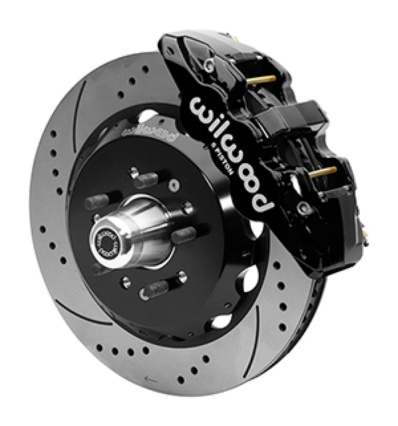 WIL Aero Brake Kit - Wilwood 55-57 Chevy Bel Air Aerolite 6R Kit, 5 x 4.50in/4.75in Hub - 14.00in D&S Rotor