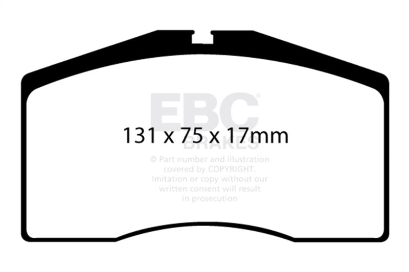 EBC Greenstuff Brake Pad Sets - EBC 92-95 Porsche 928 5.4 Greenstuff Front Brake Pads