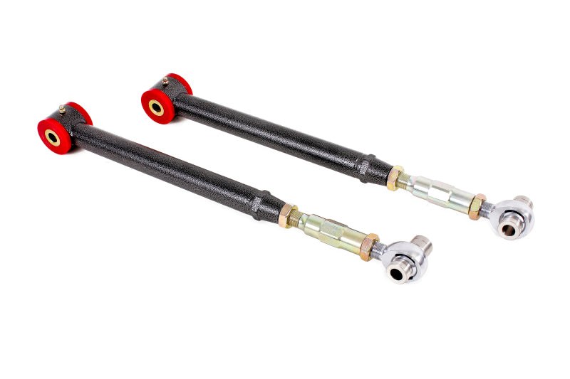 BMR Control Arms - BMR 05-14 S197 Mustang On-Car Adj. Lower Control Arms / Rod End Combo (Poly) - Black Hammertone