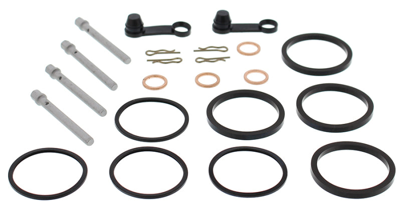 ABR Caliper Rebuild Kits - All Balls Racing 86-93 Yamaha XVZ 1300 D Venture Royal Caliper Rebuild Kit - Front