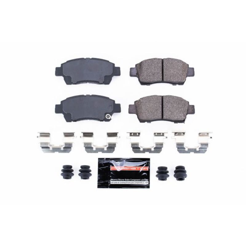 PSB Z23 Evolution Brake Pads - Power Stop 2000 Toyota Echo Front Z23 Evolution Sport Brake Pads w/Hardware