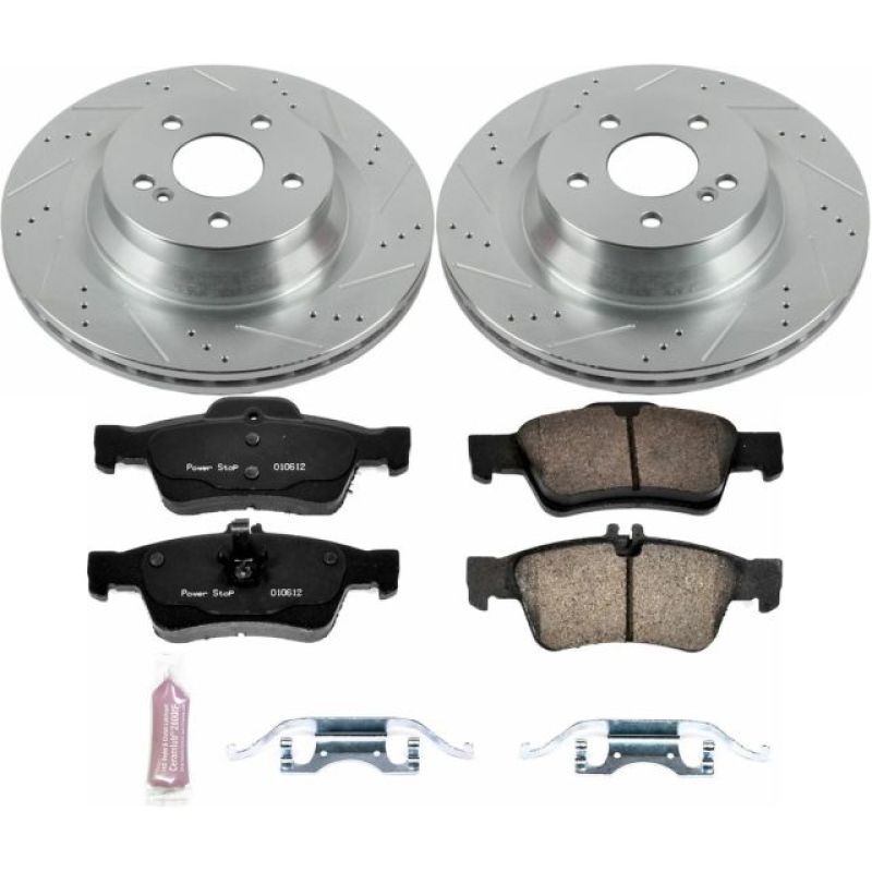 PSB Z23 Evolution Kit - Power Stop 12-18 Mercedes-Benz CLS550 Rear Z23 Evolution Sport Brake Kit