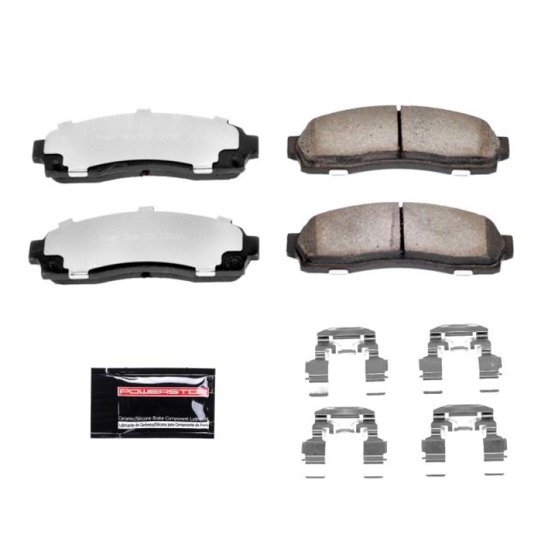 PSB Z36 Truck & Tow Brake Pads - Power Stop 05-06 Chevrolet Equinox Front Z36 Truck & Tow Brake Pads w/Hardware