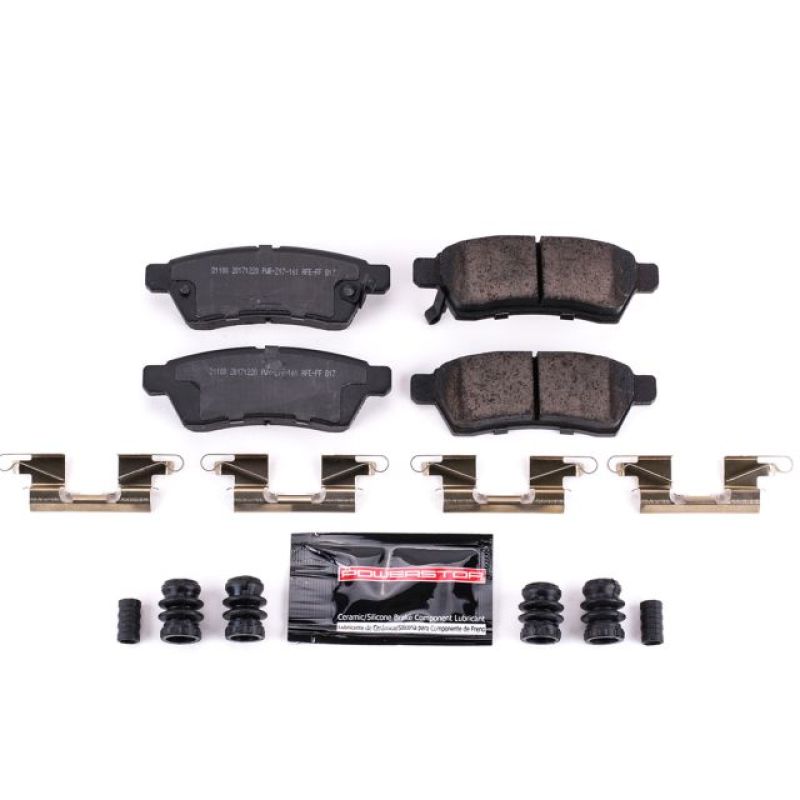 PSB Z23 Evolution Brake Pads - Power Stop 05-19 Nissan Frontier Rear Z23 Evolution Sport Brake Pads w/Hardware