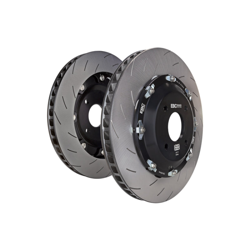 EBC 2 Piece Racing Rotors - EBC Racing 06-13 Chevrolet Corvette C6 7.0L (Z06) SG-Racing Floating Conversion Rotors