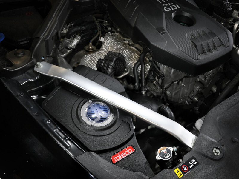 AFE Takeda Momentum Intake - aFe 18-21 Kia Stinger L4 2.0L Takeda Momentum Cold Air Intake System w/ Pro 5R Filter