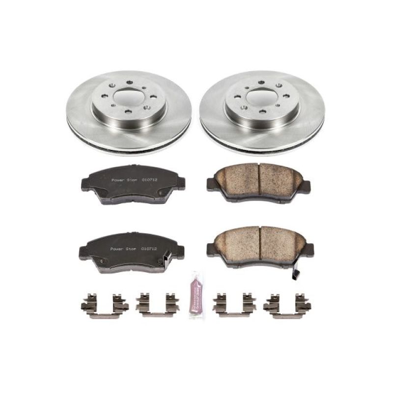 PSB Autospecialty Kit - Power Stop 93-95 Honda Civic Front Autospecialty Brake Kit