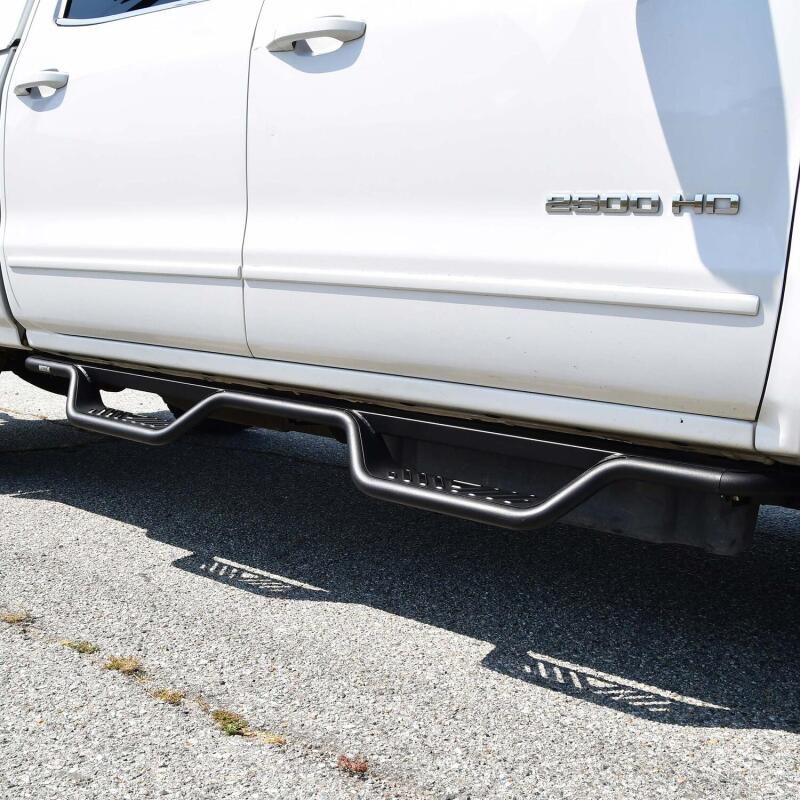 WES Nerf Bars - Outlaw - Westin 04-13 Chevrolet Silverado Outlaw Drop Nerf Step Bar - Textured Black