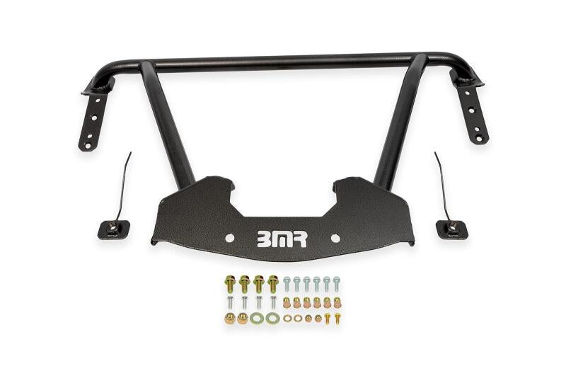 BMR Chassis Reinforcement Braces - BMR 64-67 GM A-Body Bolt-On Front Reinforcement Chassis Brace - Black Hammertone