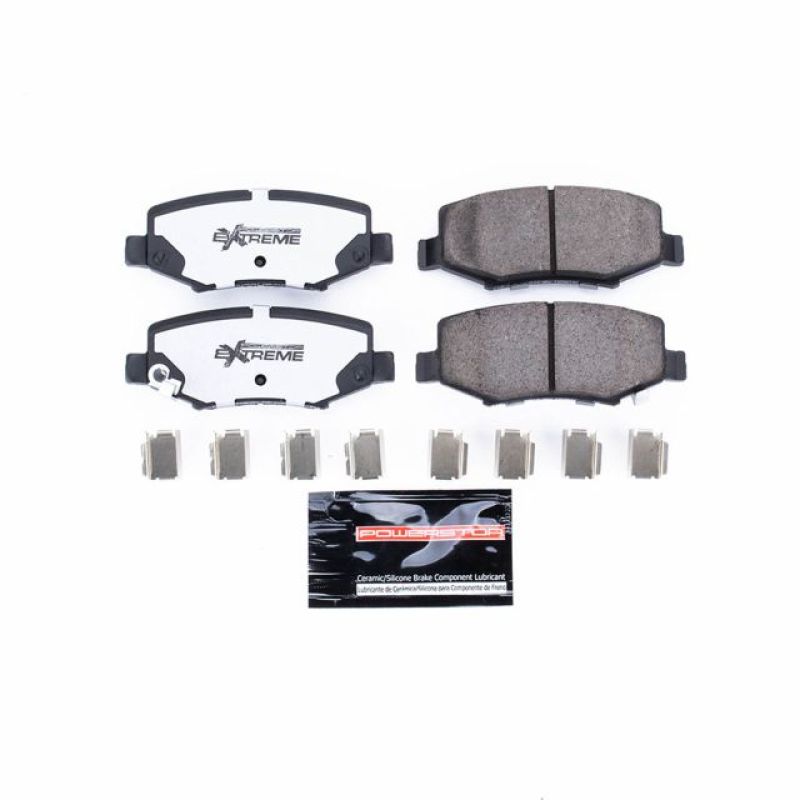 PSB Z36 Truck & Tow Brake Pads - Power Stop 07-18 Jeep Wrangler Rear Z36 Truck & Tow Brake Pads w/Hardware