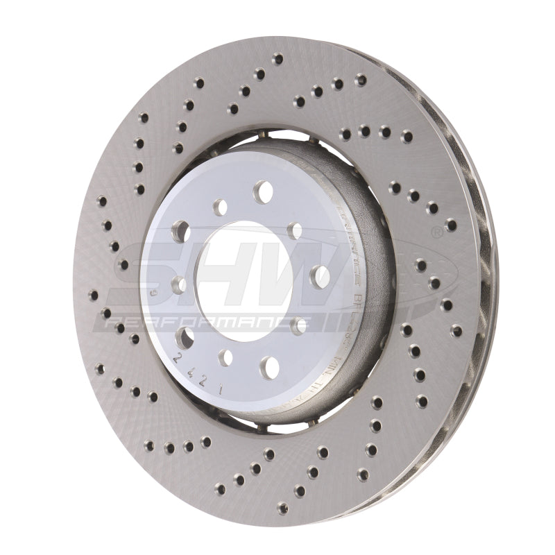 SHW Drilled Lightweight Rotors - SHW 01-06 BMW M3 3.2L Left Front Drilled Lightweight Brake Rotor (European Model) (34112282801)