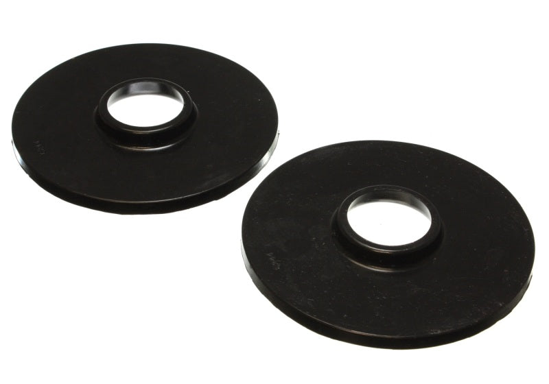 ES Spring Isolators - Black - Energy Suspension 97-06 Jeep Wrangler YJ & TJ Black Rear Coil Spring Isolator Set
