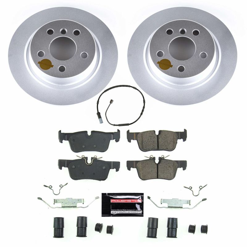 PSB Z23 Evolution Coated Kit - Power Stop 14-19 BMW i3 Rear Z23 Evolution Sport Coated Brake Kit