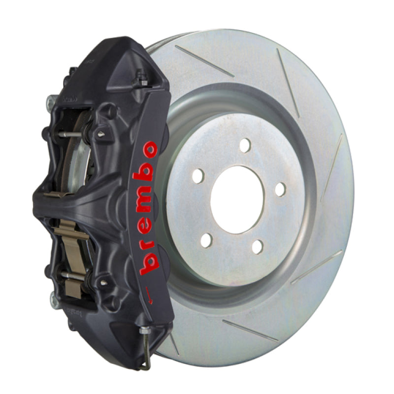 BRB Big Brake Kits - Brembo 16+ Camaro LS/LT/SS Front GTS BBK 6 Piston Cast 355x32 1pc Rotor Slotted Type1-Black HA