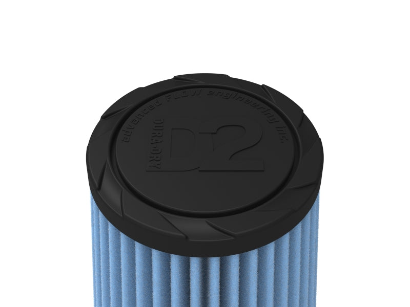 AFE Universal D2 Dura Dry Air Filter - aFe POWER Universal Clamp-On Air Filter w/ D2 Dura-Dry Media - 3-1/2in F x 5in B x 3-1/2in T x 7in H