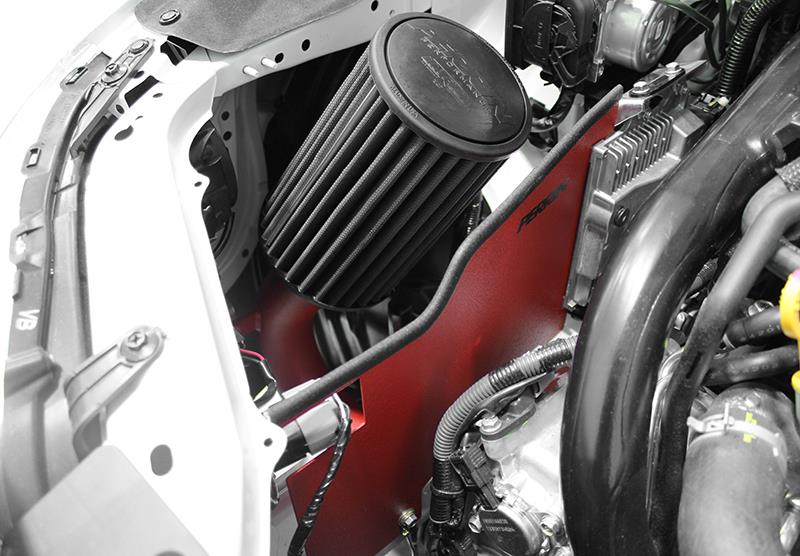 PA Cold Air Intake - PERRIN 15-21 Subaru WRX Cold-Air Intake w/Heatshield - Red