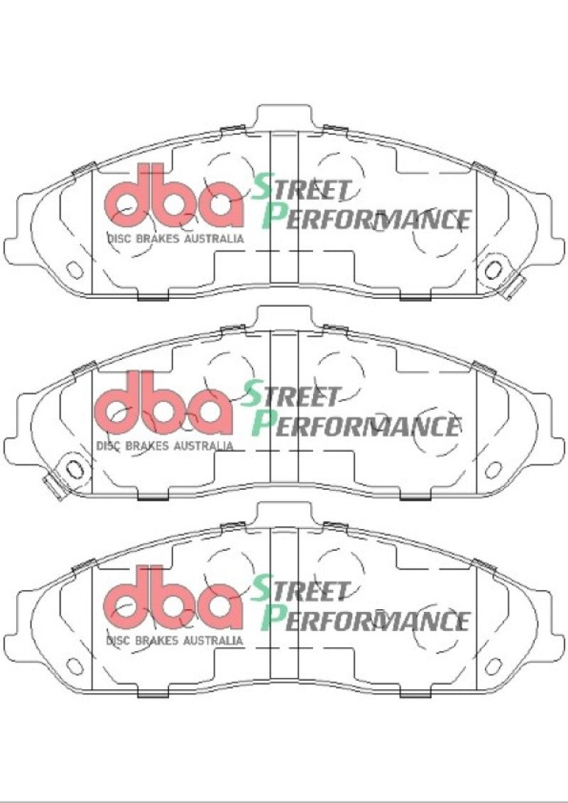 DBA SP500 Brake Pads - DBA 97-06 Corvette (Incl C5 Z06) SP500 Front Brake Pads