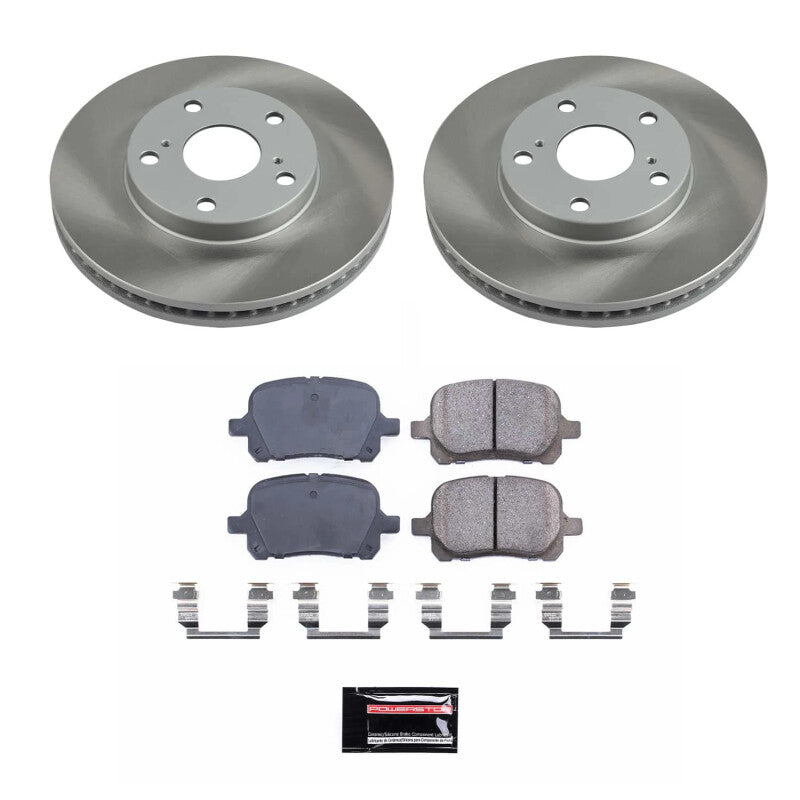 PSB Semi-Coated Rotor Kits - Power Stop 99-03 Toyota Solara Front Semi-Coated Rotor Kit