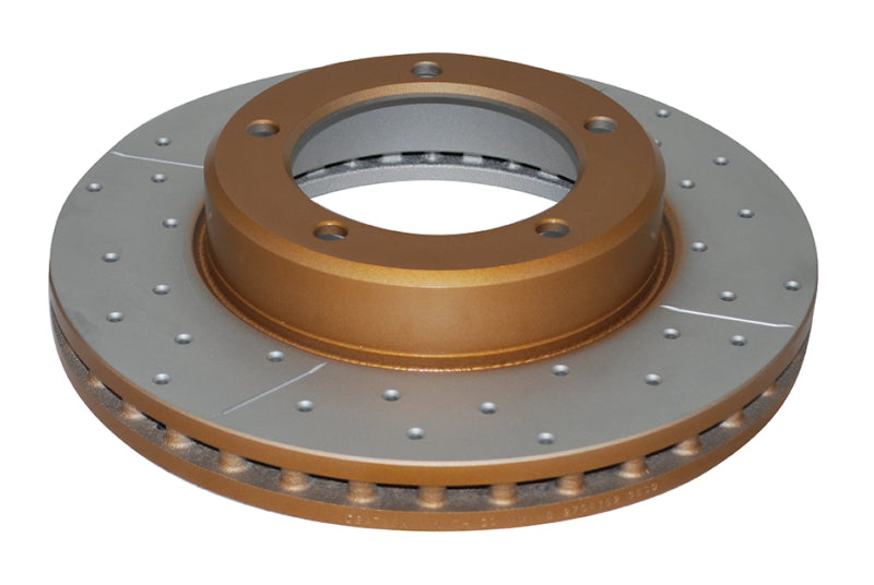 DBA Street Slot&Drill Rotors - DBA 98-05 Lexus LX470 / 98+ Toyota LandRunner 100 Series Front Drilled & Slotted Street Series Rotor