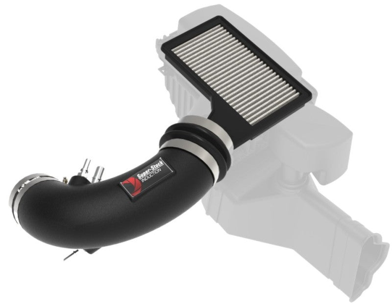 AFE Super Stock Induction System - aFe Super Stock Induction System Pro Dry S Media 15-17 Ford Mustang V8-5.0L