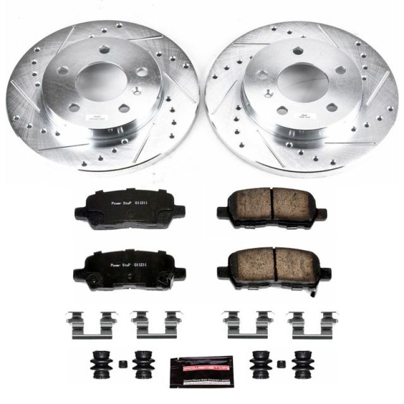 PSB Z23 Evolution Kit - Power Stop 05-09 Buick Allure Rear Z23 Evolution Sport Brake Kit