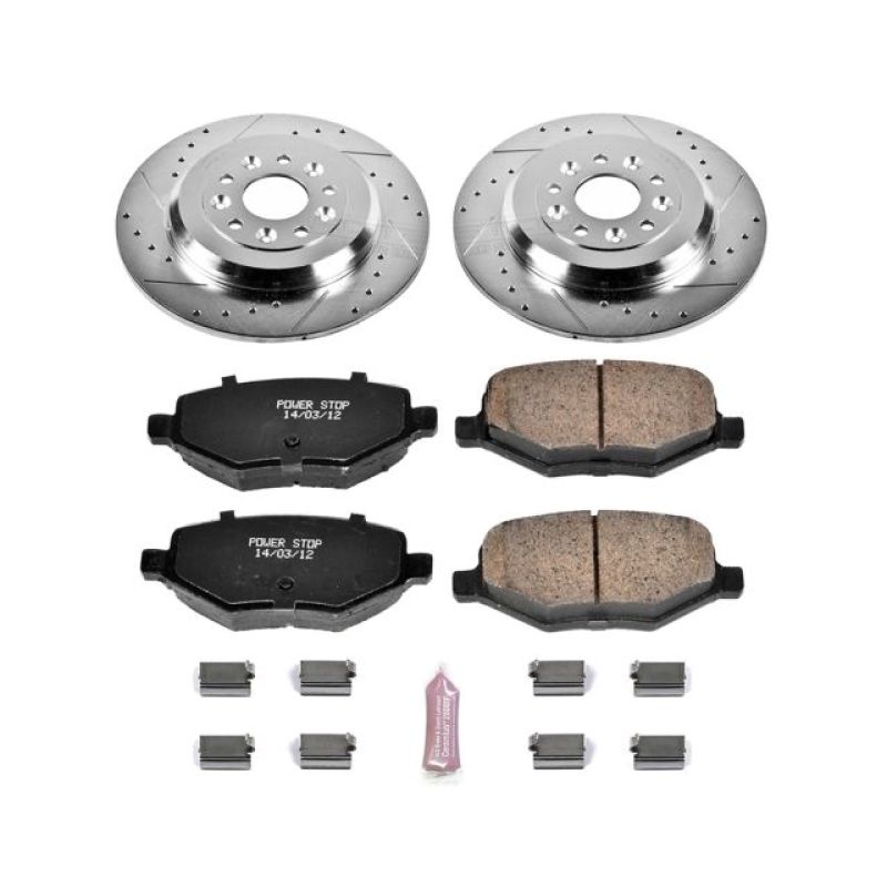 PSB Z23 Evolution Kit - Power Stop 11-15 Ford Edge Rear Z23 Evolution Sport Brake Kit