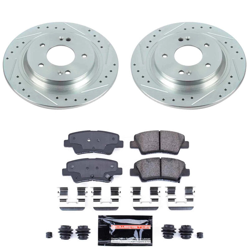 PSB Z23 Evolution Kit - Power Stop 22-23 Hyundai Kona AWD Rear Z23 Evolution Brake Kit