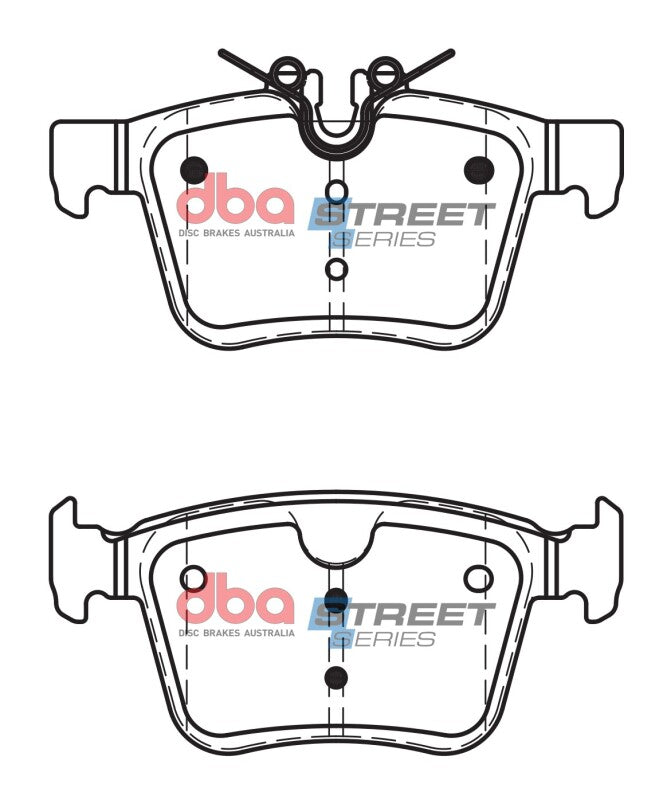 DBA Street Series Brake Pads - DBA 16-22 Volvo XC90 Rear Street Series Brake Pads