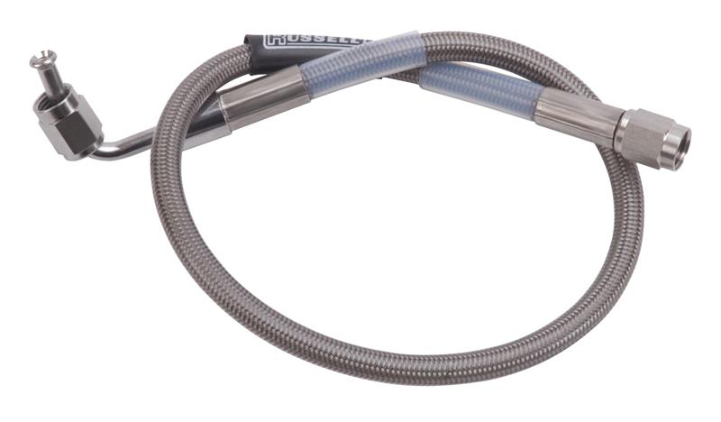 RUS Brake Hose - Russell Performance 18in 90 Degree Competition Brake Hose