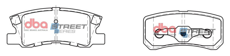 DBA Street Series Brake Pads - DBA 11-14 Chrysler 200 (302mm Rear Rotor) Street Series Rear Brake Pads