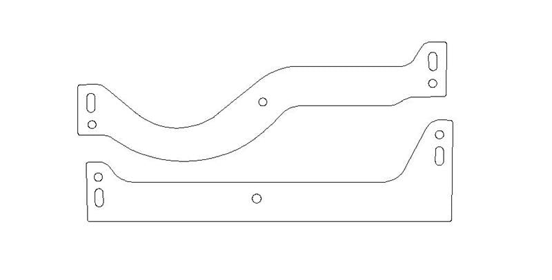 CG Intake Gaskets - Cometic Chrysler LA V8 .060in Fiber Intake Rail Gasket Kit