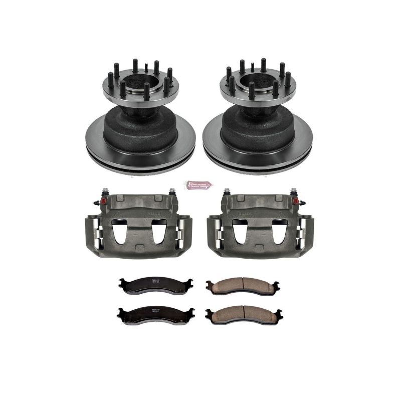 PSB Autospecialty Rotor - Power Stop 03-07 Ford E-450 Super Duty Front Autospecialty Kit w/Cals