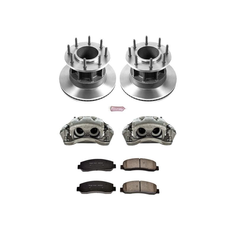 PSB Autospecialty Rotor - Power Stop 07-11 Ford F-350 Super Duty Front Autospecialty Kit w/Cals