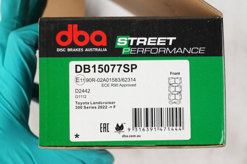DBA SP Performance Brake Pads - DBA 2022 Lexus LX600 Front SP Performance Brake Pads