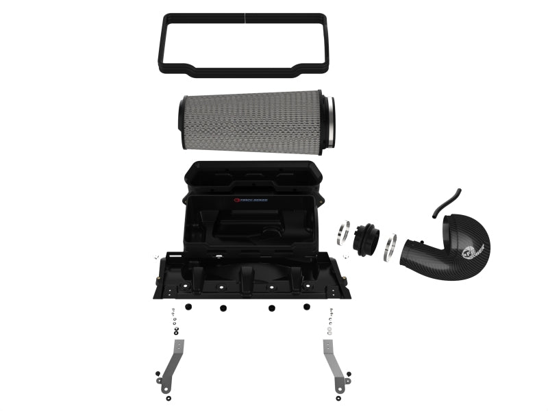 AFE Track Series Intake - aFe 21-23 RAM 1500 TRX Track Series Carbon Fiber Cold Air Intake System w/ Pro DRY S