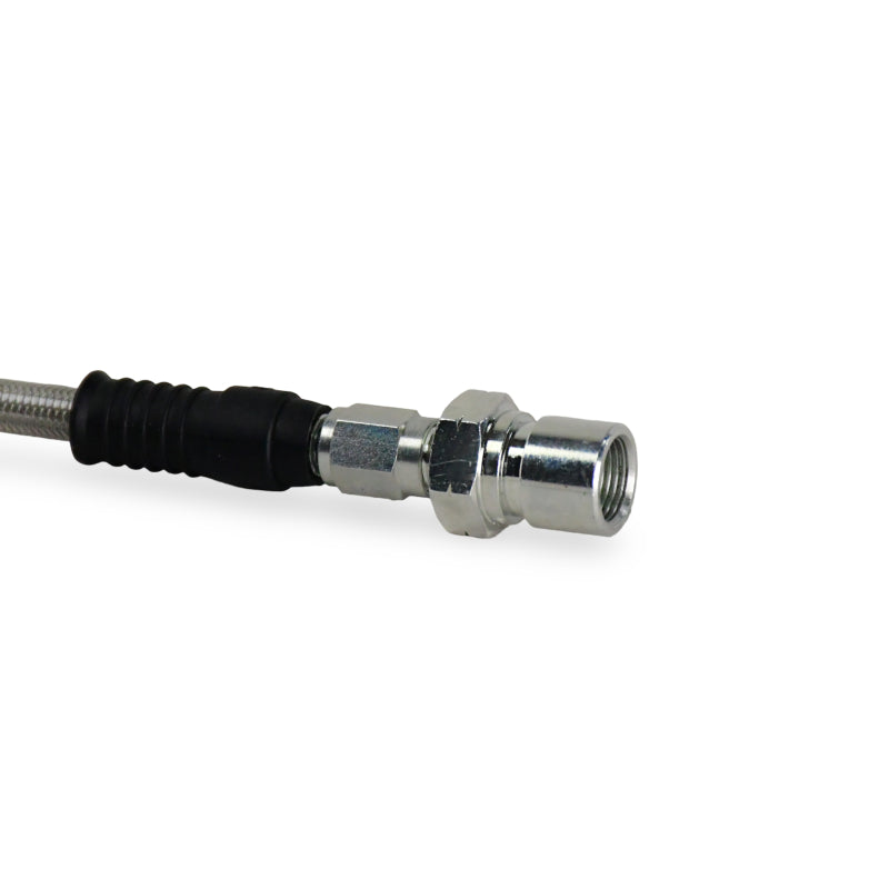 BAE Brake Hose Sets - Baer Brakes 23in Long Braided Hose Set w/ 3AN Female Straight x 10mm 20 Degree Banjo Ends