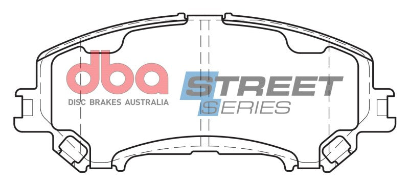 DBA Street Series Brake Pads - DBA 2018 Nissan Rogue (295mm Front Rotor Excl Hybrid) Street Series Front Brake Pads